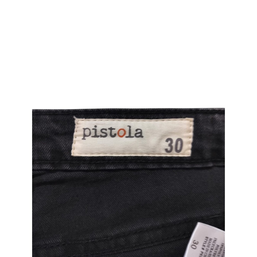 Pistola Women's Washed Black Jeans Stretch Distressed Denim Style P6343 Size 30 - Picture 8 of 9